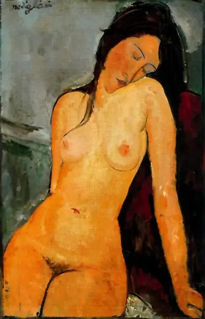 Female Nude Amedeo Modigliani